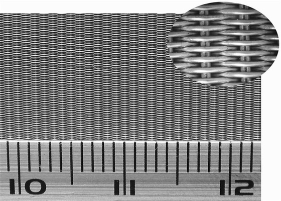 Нержавеющая сталь сплетенная никелем 316L AISI 304 ячеистой сети 0.025mm -1.8mm
