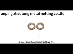 2.5CM Нержавеющая сталь трикотажные прокатные сетки для экранов