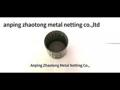 Серебряная нержавеющая сталь трикотажная сетка 5ft 10ft Массивная структура стиральная сетка