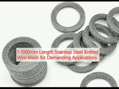 1-1000 мм длины нержавеющей стали трикотажной проволоки для требовательных приложений