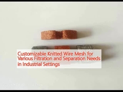 Customizable Knitted Wire Mesh for Various Filtration and Separation Needs in Industrial Settings (Кастмизируемая вязаная проволока для различных фильтрационных и сепарационных нужд в промышленных условиях)