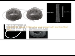 Жидкостной фильтр квадратный трикотажный проводный решеток с проводкой из нержавеющей стали