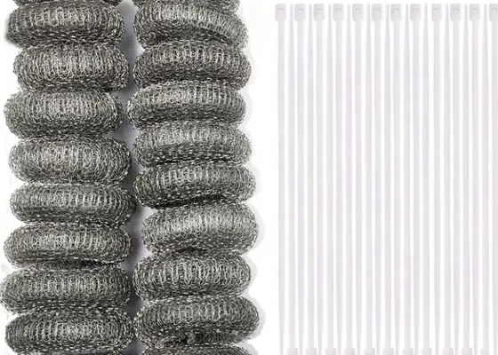 2.5CM Нержавеющая сталь трикотажные прокатные сетки для экранов