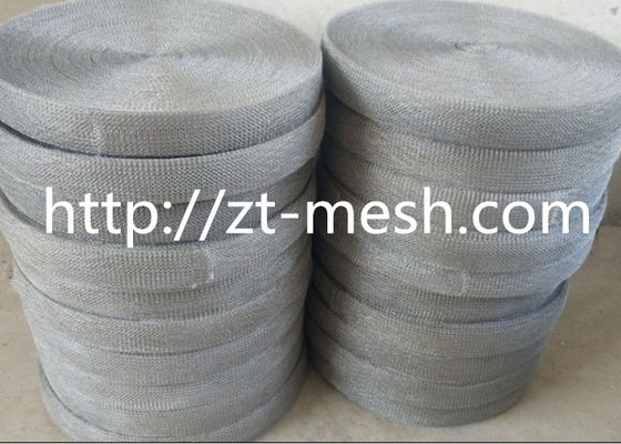 304/316L Knitted Wire Mesh, Corrosion-Resistant, Custom Width & Density Available
