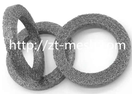 100-200 Model Stainless Steel Compressed Knittted Wire Mesh With Good Penetrability