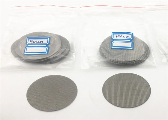 Ультра точная ячеистая сеть нержавеющей стали 100 микронов округлила 316L 100μm