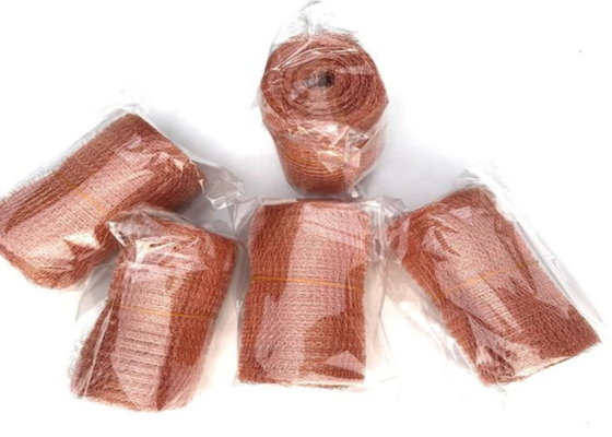 Подгонянная чистая красная медная связанная форма блокатора затвора сетки 1.3m рифленая