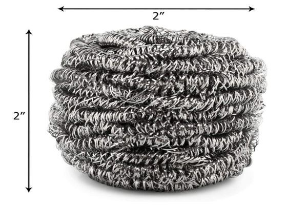 Сильный очищая скруббер 10g губки нержавеющей стали для плиты/ржавчины извлекать