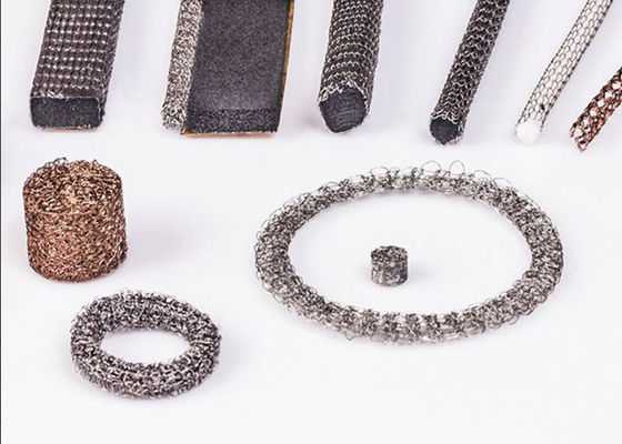 Диаметр проволоки 0,08 - 0,5 мм Сжатые трикотажные проволочные сетки для фильтрационной промышленности